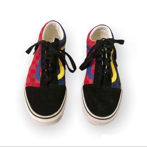 Colorful Low Top Vans